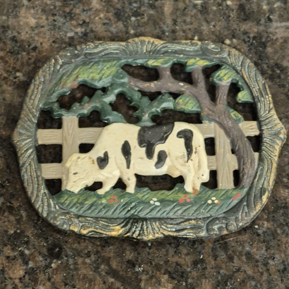 Vintage Cast Iron Trivet - Picture 4 of 17